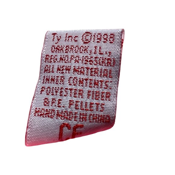 Ty Pinky Flamingo Beanie Buddy Plush1998 Polyester Fiber Pellets Pink 16 Inch - Picture 3 of 14